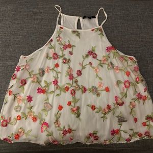 Floral tank top